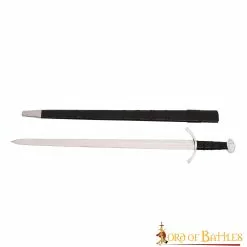 Espada Vikinga Decorativa Con Pomo De Cinco Lóbulos Hoja Medieval Con Vaina