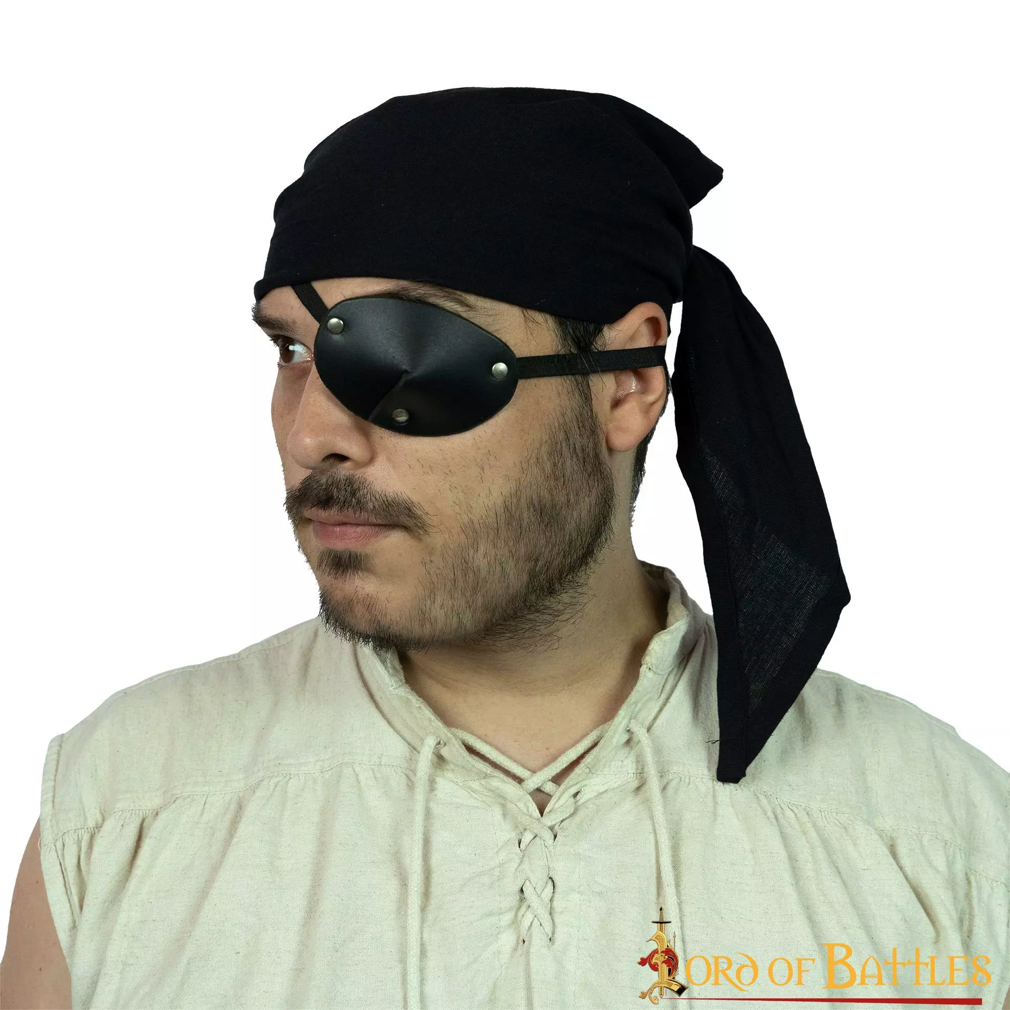Bandana Pirata Hecha A Mano Con Algodón Ligero 4 Bandana Pirata Hecha A Mano Con Algodón Ligero - Imagen 2