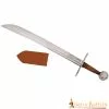 Espada Medieval Funcional Con Vaina De Cuero Auténtico -Armadura Ventas 1 128