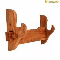 Mythrojan Espada De Madera Maciza De Pie Espada Medieval De Pared De Montaje Samurai Espada De Pie Katana Espada Soporte Gladiador Espada De Pared Cruzado Espada De Pie Cuchillo