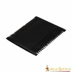 Peine Medieval De Dos Caras Hecho A Mano Con Auténtico Cuerno De Buey