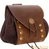 Bolsa Medieval Para Cinturón Out On An Odyssey Con Detalles De Latón Envejecido -Armadura Ventas 1 166