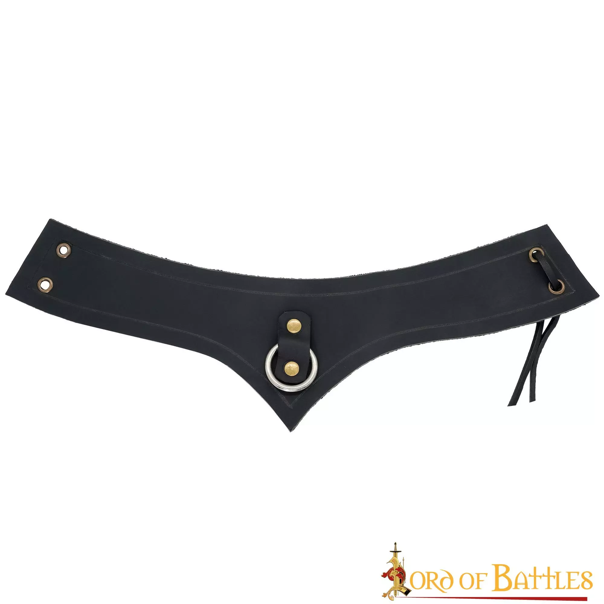 Accesorio Medieval De Cuero Auténtico Con Anilla De Acero 3 Accesorio Medieval De Cuero Auténtico Con Anilla De Acero