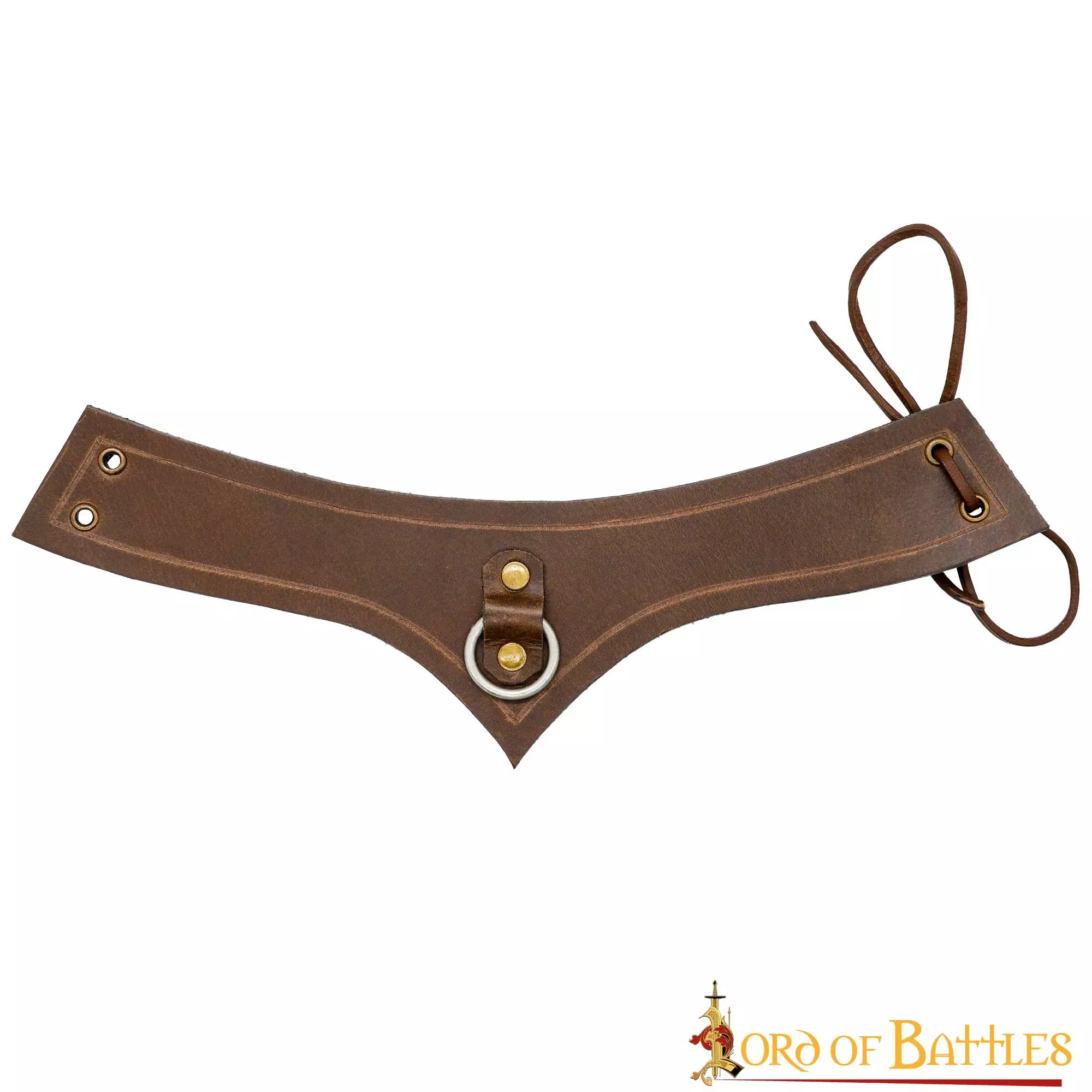 Accesorio Medieval De Cuero Auténtico Con Anilla De Acero 8 Accesorio Medieval De Cuero Auténtico Con Anilla De Acero - Imagen 6