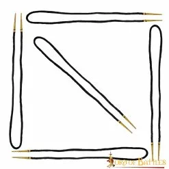 Aiglets De Latón Puro Con Cuerdas De Algodón Negro 11 Aiglets De Latón Puro Con Cuerdas De Algodón Negro -Armadura Ventas 1 175 1