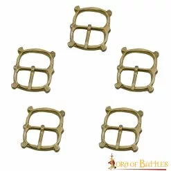 Juego De 5 Hebillas Lisas De Latón Macizo Puro 9 Juego De 5 Hebillas Lisas De Latón Macizo Puro -Armadura Ventas 1 193 1