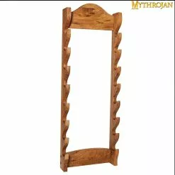 Soporte De Madera Para Espadas Mythrojan De 8 Niveles