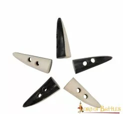 Juego De 5 Alternadores De Dos Tonos Hechos A Mano Con Auténtico Cuerno De Buey -Armadura Ventas 1 2 1 1