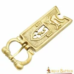 Armadura Ventas 26 Hebilla Medieval De Cardo Cerrada Accesorio Para Cinturón De Latón Macizo Puro
