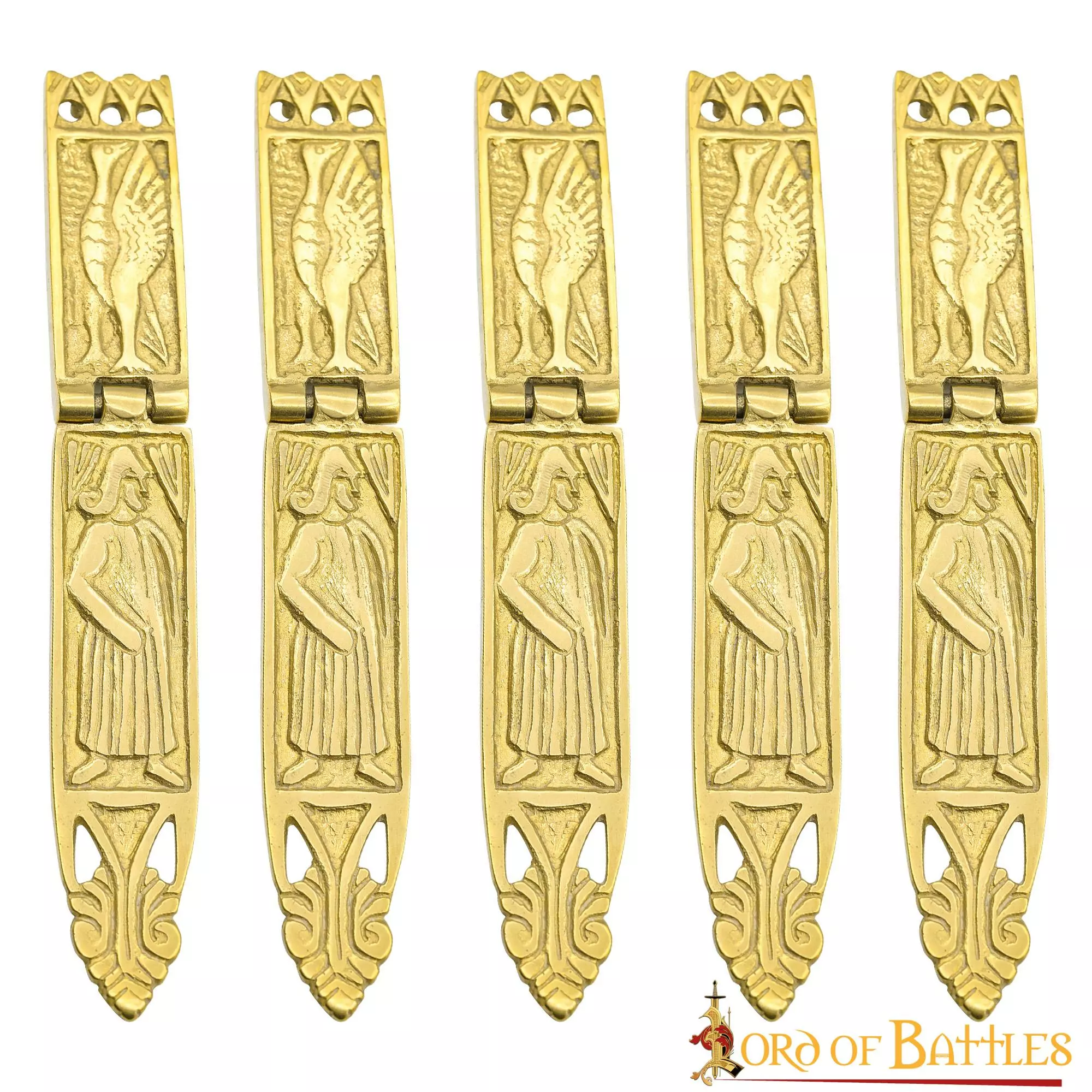 Juego De 5 Ornamentos Romanos De Latón Puro Macizo Para Cinturón 3 Juego De 5 Ornamentos Romanos De Latón Puro Macizo Para Cinturón