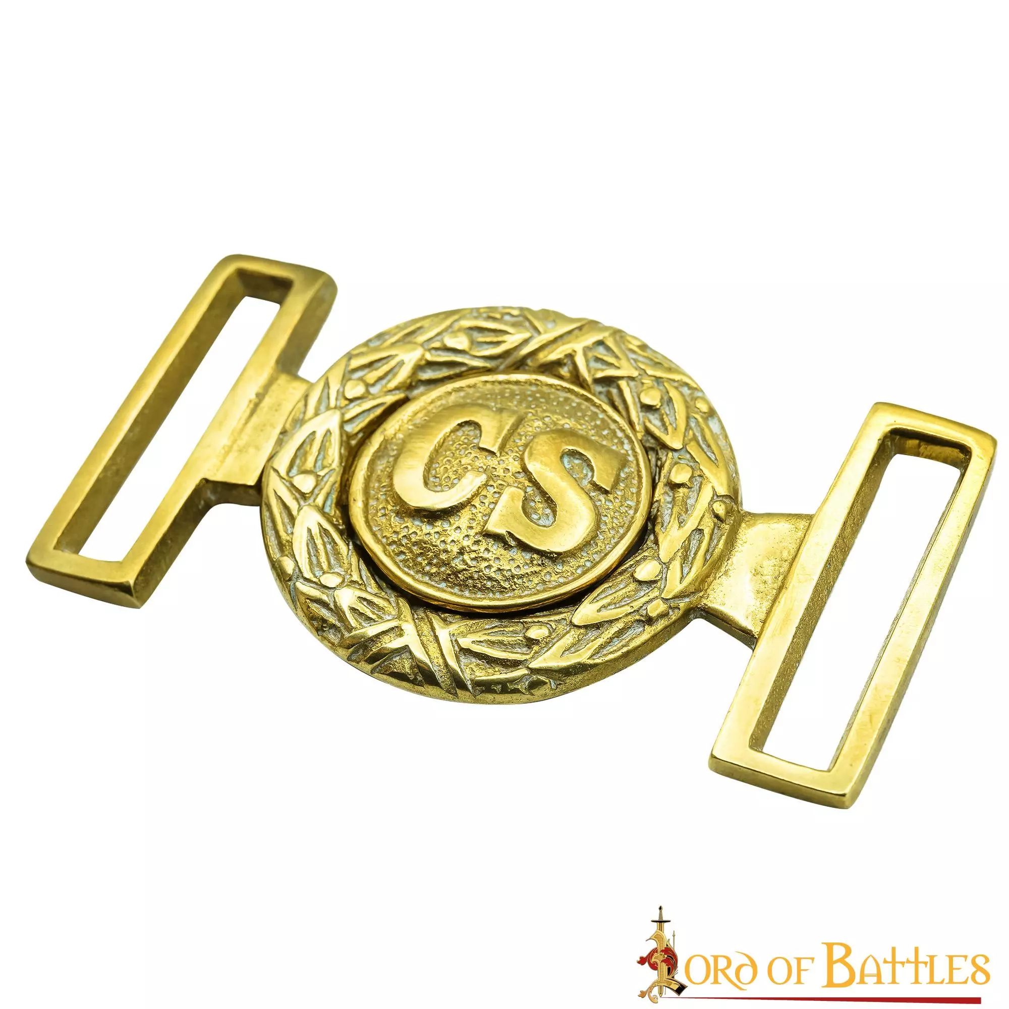 Hebilla De Latón Para Cinturón De Oficiales Confederados De La Guerra Civil 3 Hebilla De Latón Para Cinturón De Oficiales Confederados De La Guerra Civil