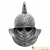 Casco De Gladiador Spartacus Con Penacho Negro Y Forro De Cuero -Armadura Ventas 1 22 1