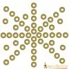 Juego De 50 Arandelas Sueltas De Latón Puro Para Armaduras Y Equipamiento De Cuero -Armadura Ventas 1 223