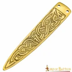 Cinturón De Latón Macizo Con Nudos Celtas Chape Accesorio Funcional Para Ropa