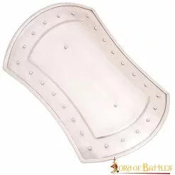 Hebilla Medieval Rectangular Escudo De Acero Funcional