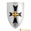Escudo De Acero De Caballero Cruzado De Fantasía Para Decoración Y Recreaciones -Armadura Ventas 1 287