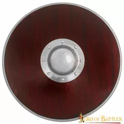 Escudo Redondo De Madera Vikingo Hecho A Mano Y Totalmente Funcional