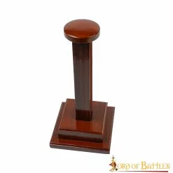 Soporte De Madera Para Cascos Medievales Con O Sin Aventail