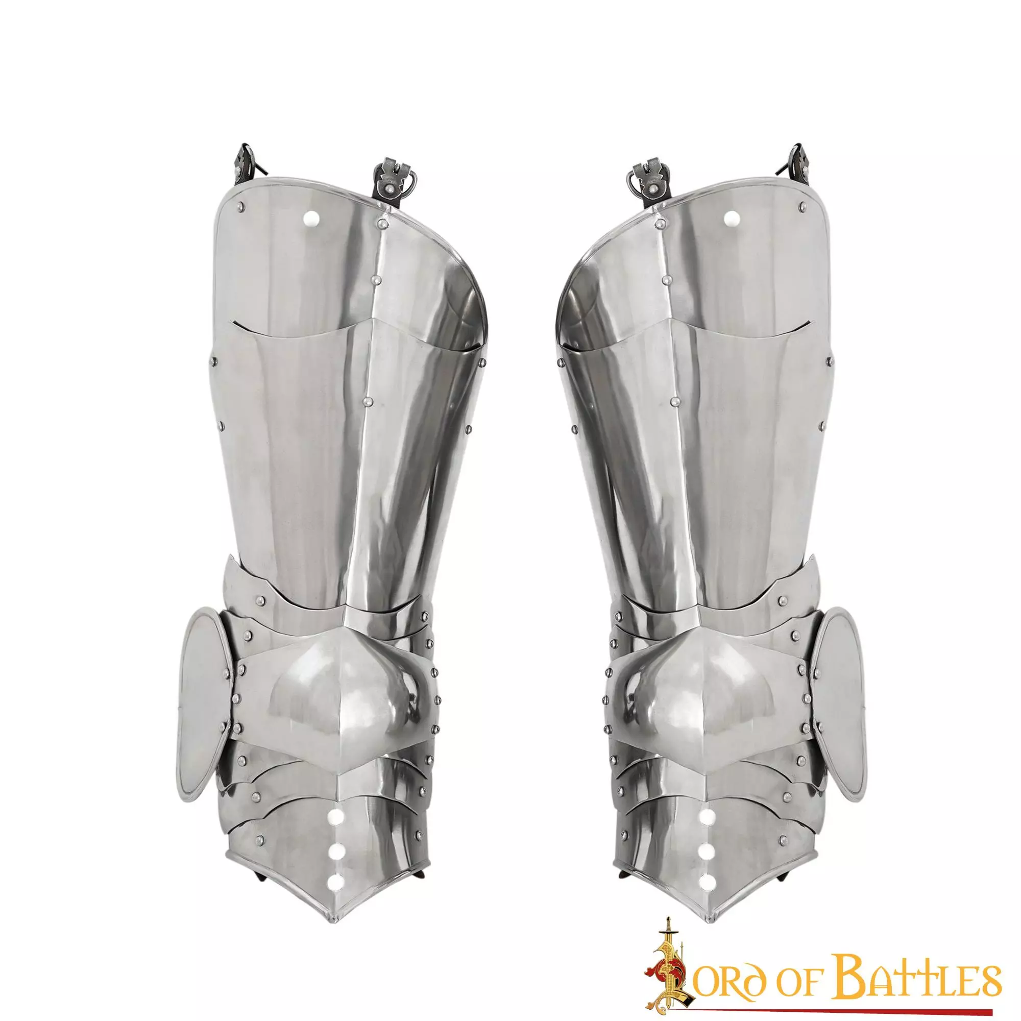 Armadura De Piernas De Caballero Gótico Del Siglo XV Calibre 16 4 Armadura De Piernas De Caballero Gótico Del Siglo XV Calibre 16 - Imagen 2