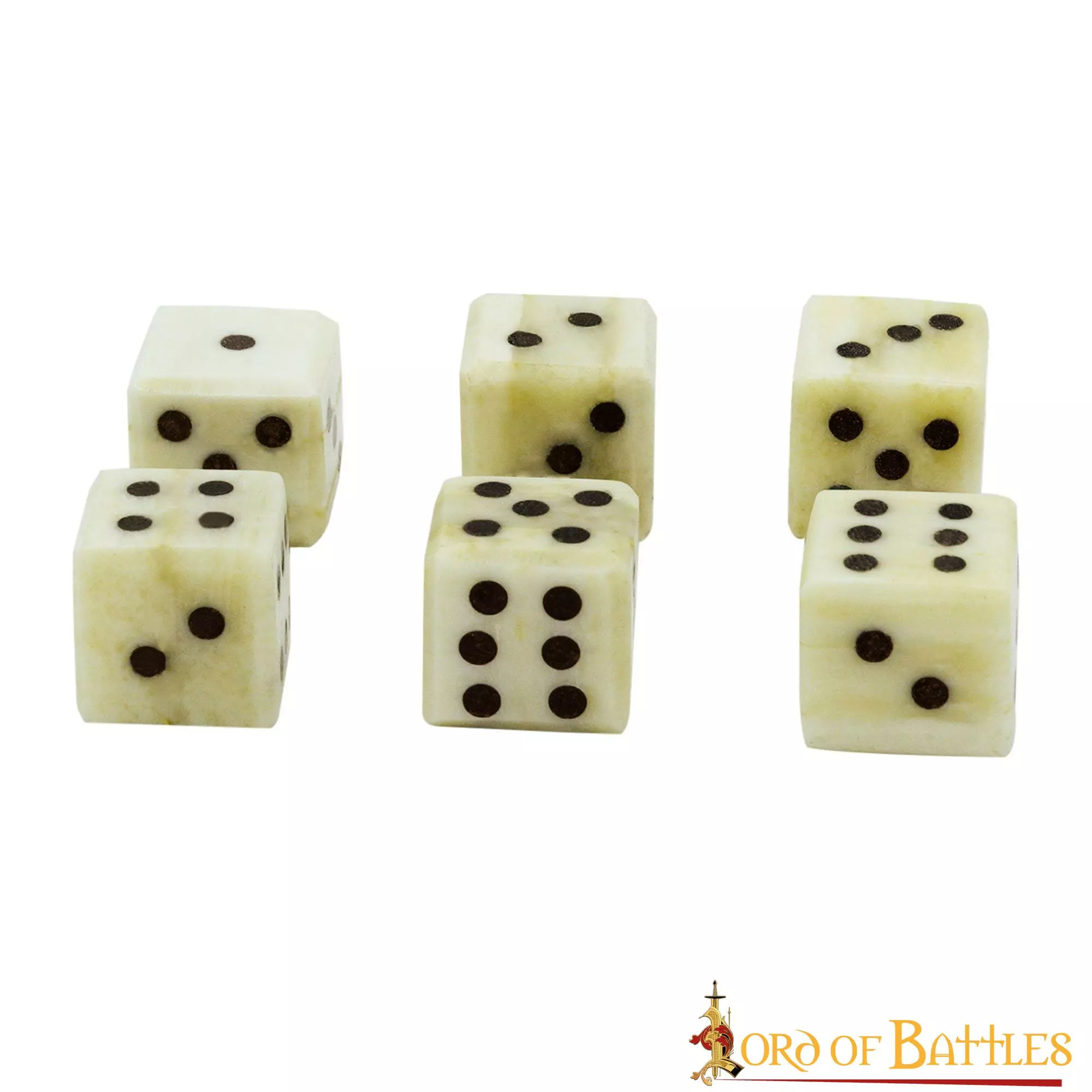 Dados Medievales Vikingos De Hueso Juego De 6 Dados Hechos A Mano De Hueso Auténtico Accesorio De Juego 4 Dados Medievales Vikingos De Hueso Juego De 6 Dados Hechos A Mano De Hueso Auténtico Accesorio De Juego - Imagen 2