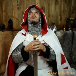 Cruzado Medieval Capa De Algodón Con Capucha -Armadura Ventas 1 49