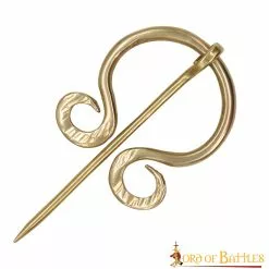 Broche De Capa Con Peroné De Latón De Adivino Vikingo