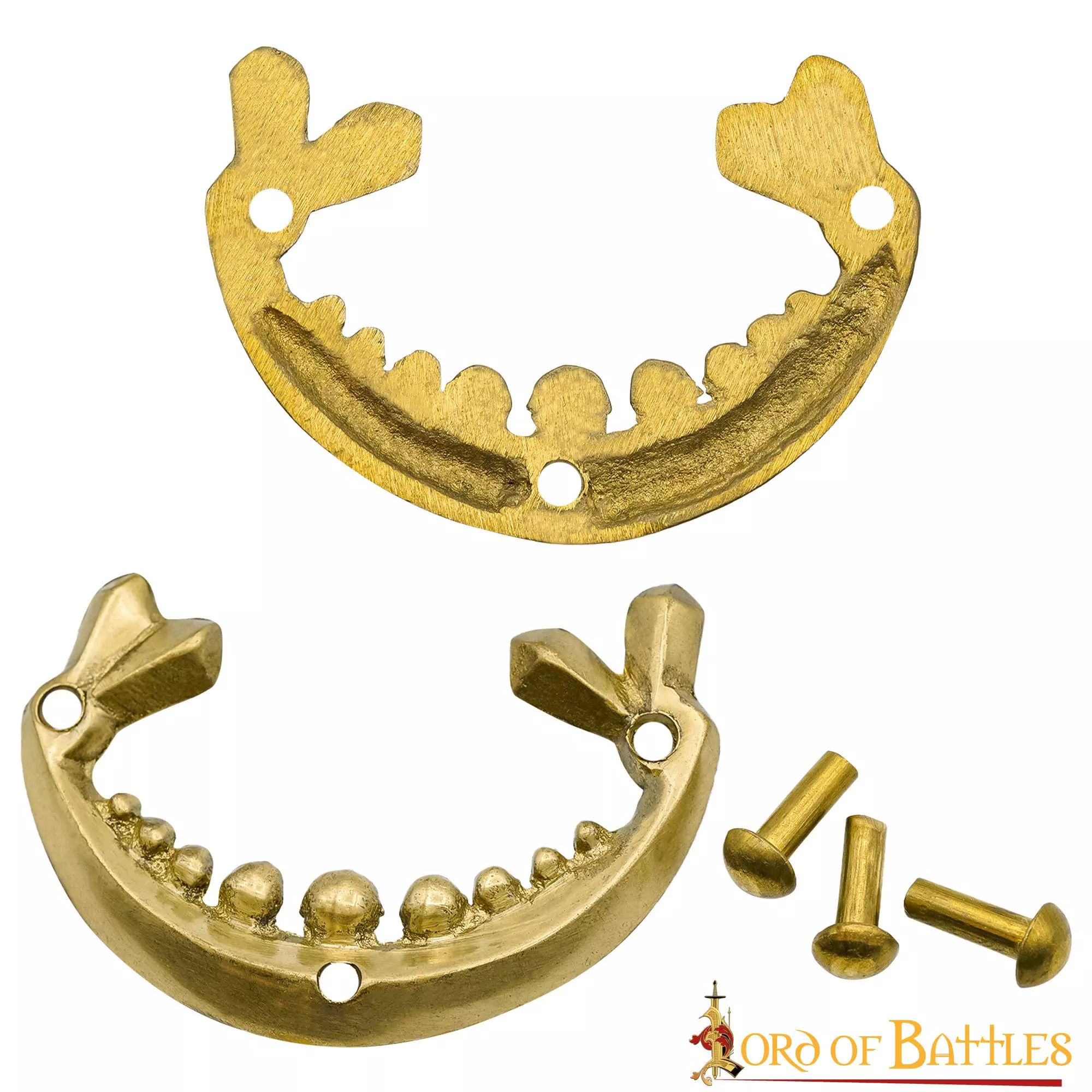 Juego De 2 Soportes Medievales De Latón Macizo Para Cinturón Accesorio Funcional 3 Juego De 2 Soportes Medievales De Latón Macizo Para Cinturón Accesorio Funcional