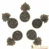 Juego De 5 Monturas O Conchos De Cuero De Latón Antiguo Accesorio Funcional 1 Juego De 5 Monturas O Conchos De Cuero De Latón Antiguo Accesorio Funcional -Armadura Ventas 1 62