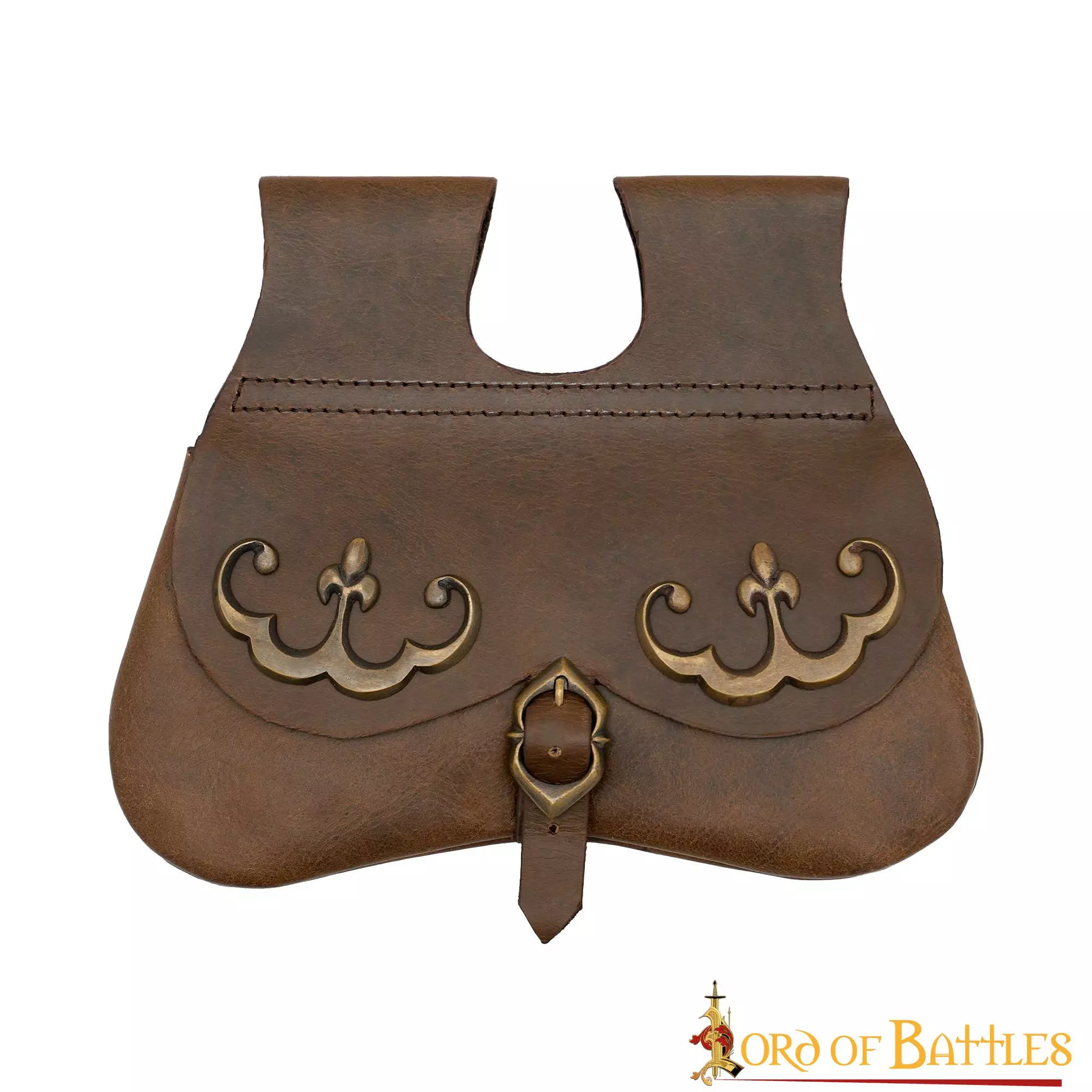 Bolsa Del Siglo XV Con Montura De Flor De Lis De Latón Antiguo 3 Bolsa Del Siglo XV Con Montura De Flor De Lis De Latón Antiguo