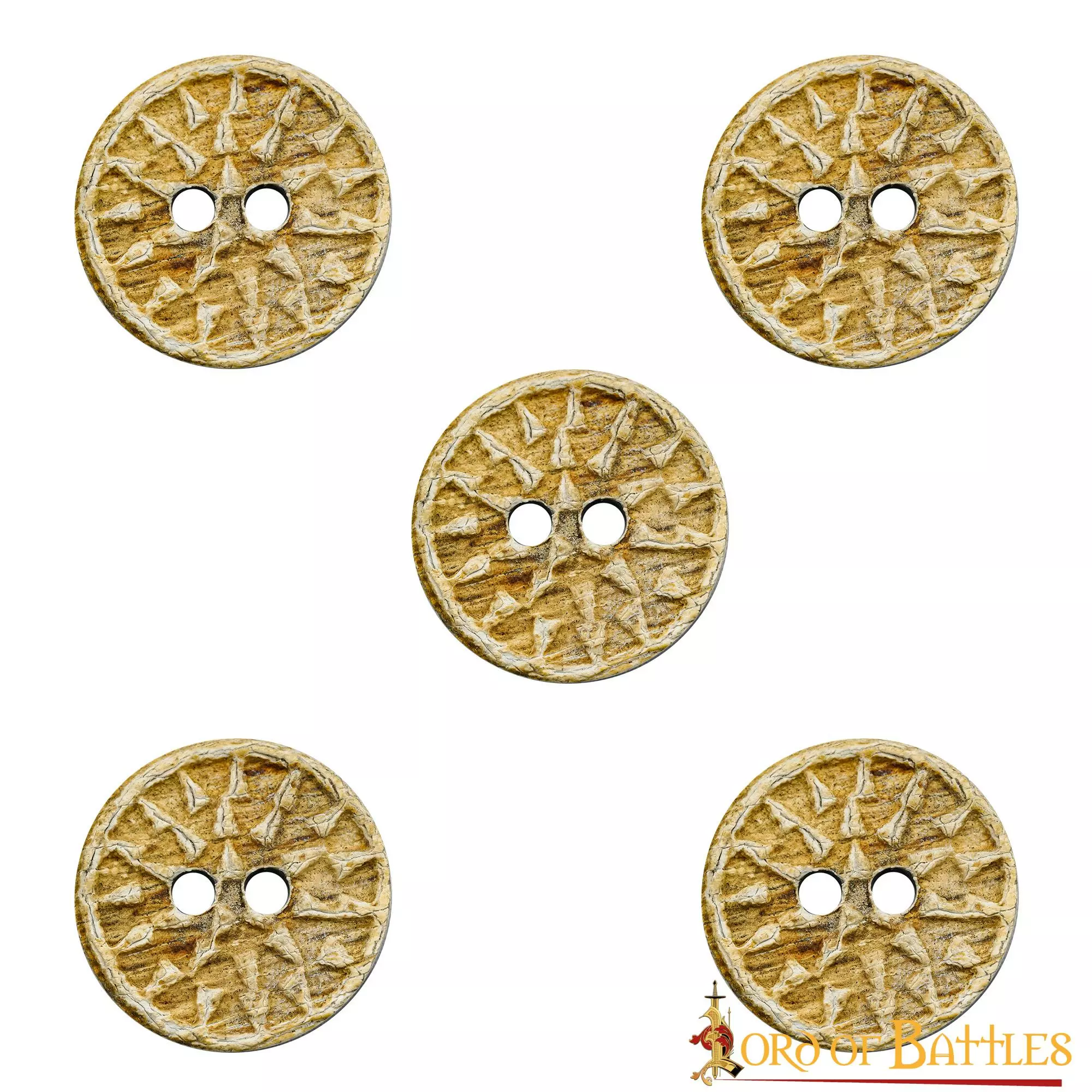 Juego De 5 Botones Medievales De Cuerno De Búfalo Auténtico Hechos A Mano 3 Juego De 5 Botones Medievales De Cuerno De Búfalo Auténtico Hechos A Mano