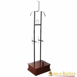 Armadura Completa Soporte De Acero Base De Madera Dura Decoración Medieval -Armadura Ventas 1 70 1