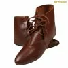 Mythrojan XII Al Siglo XV Zapatos Medievales De Cuero, Ideal Para SCA LARP Reenactment Ren Eventos Medievales Justas, Cuero De Grano Completo, Marrón 2 Mythrojan XII Al Siglo XV Zapatos Medievales De Cuero, Ideal Para SCA LARP Reenactment Ren Eventos Medievales Justas, Cuero De Grano Completo, Marrón -Armadura Ventas 1 Picture