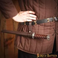 Daga Medieval Rondell Con Vaina De Cuero Auténtico 13 Daga Medieval Rondell Con Vaina De Cuero Auténtico -Armadura Ventas 10 59