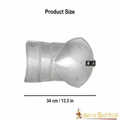 Pauldrons Soldado Fantasía Medieval Calibre 18 -Armadura Ventas 1025P20 3