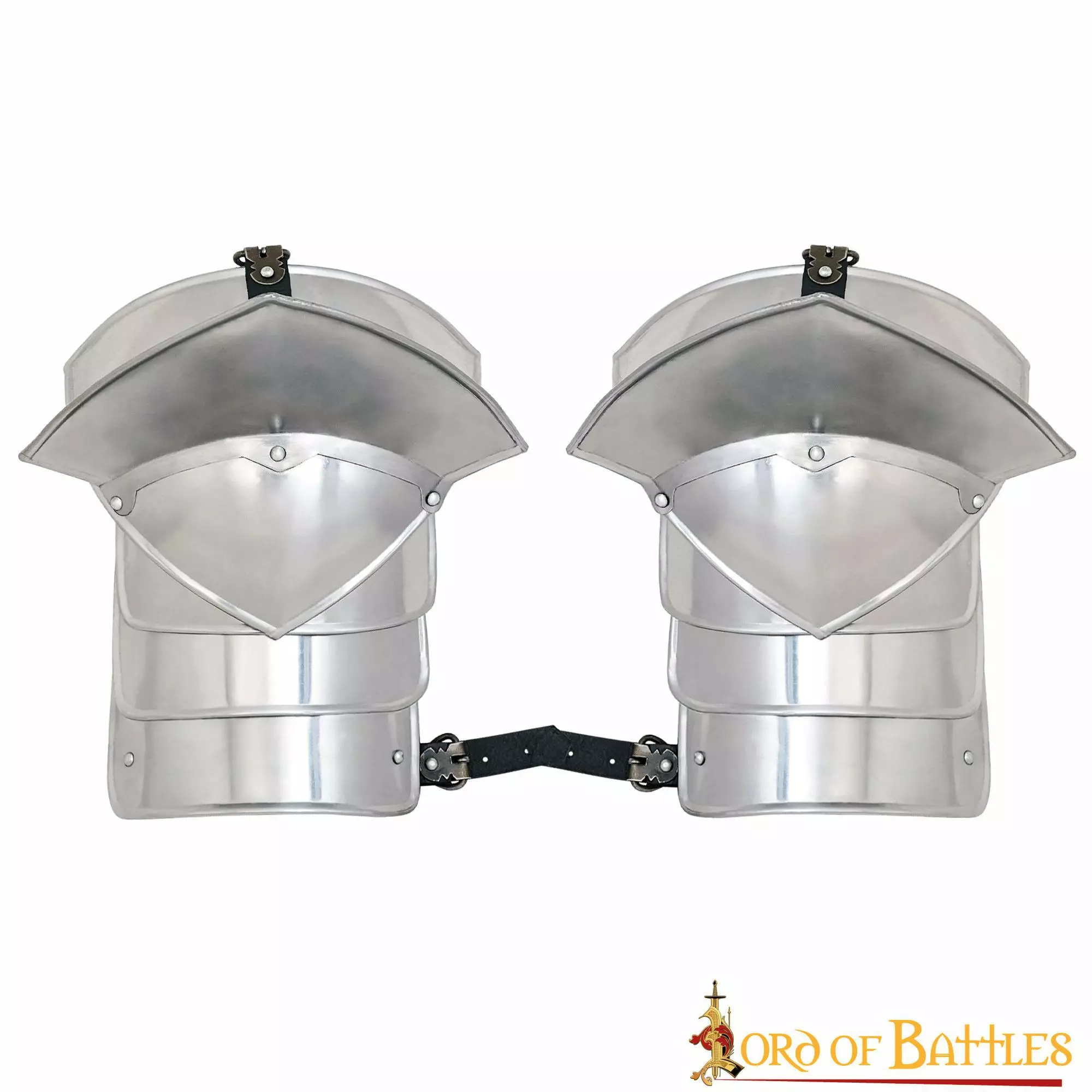 Medieval Fantasía Caballero Pauldrons Con Blade Breakers 18 Calibre 5 Medieval Fantasía Caballero Pauldrons Con Blade Breakers 18 Calibre - Imagen 3
