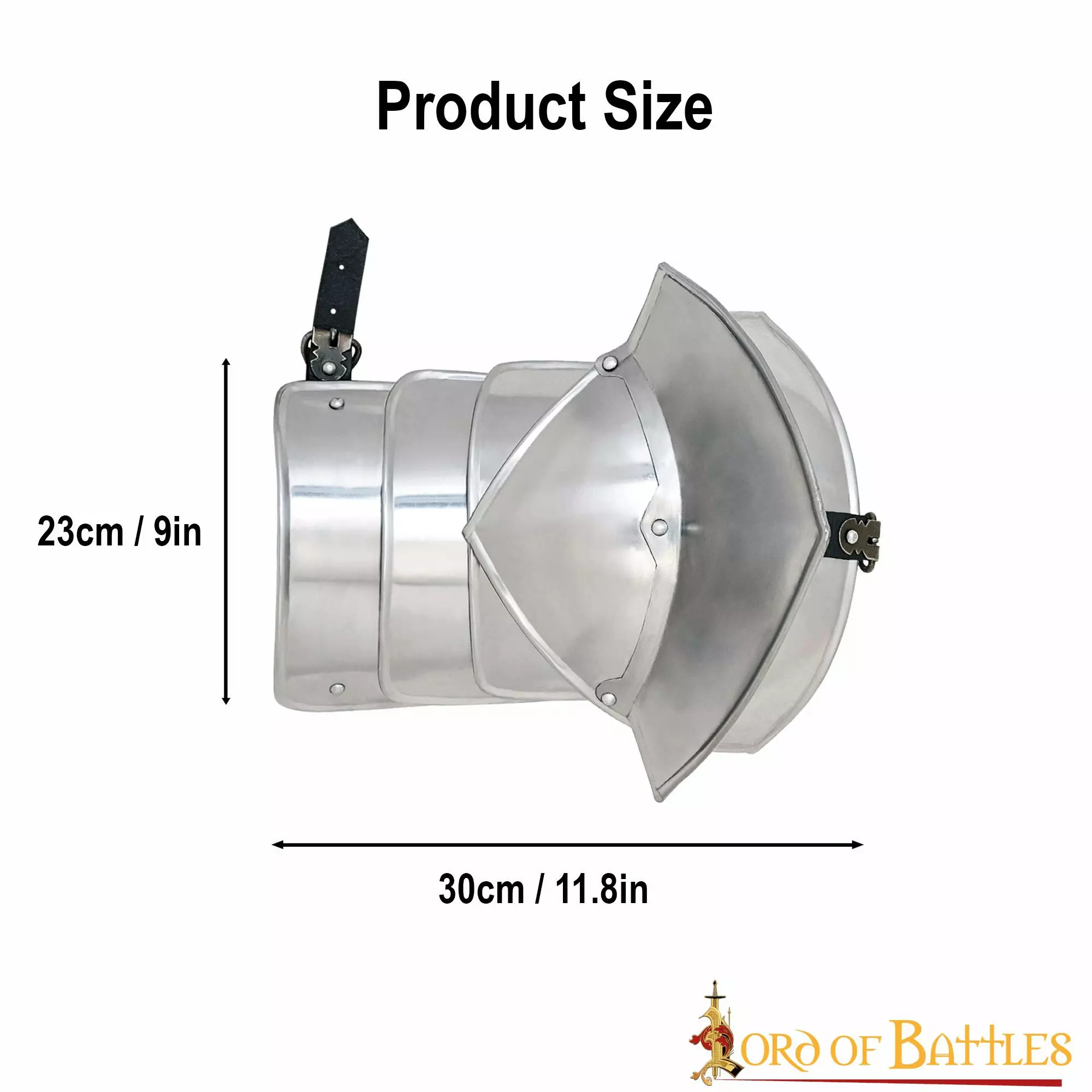 Medieval Fantasía Caballero Pauldrons Con Blade Breakers 18 Calibre 6 Medieval Fantasía Caballero Pauldrons Con Blade Breakers 18 Calibre - Imagen 4