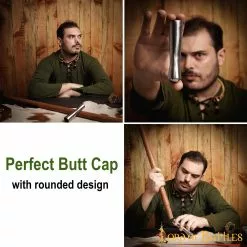 Punta De Lanza Medieval Redonda Culata De Acero Artesanal Accesorio -Armadura Ventas 1122 pattern 2