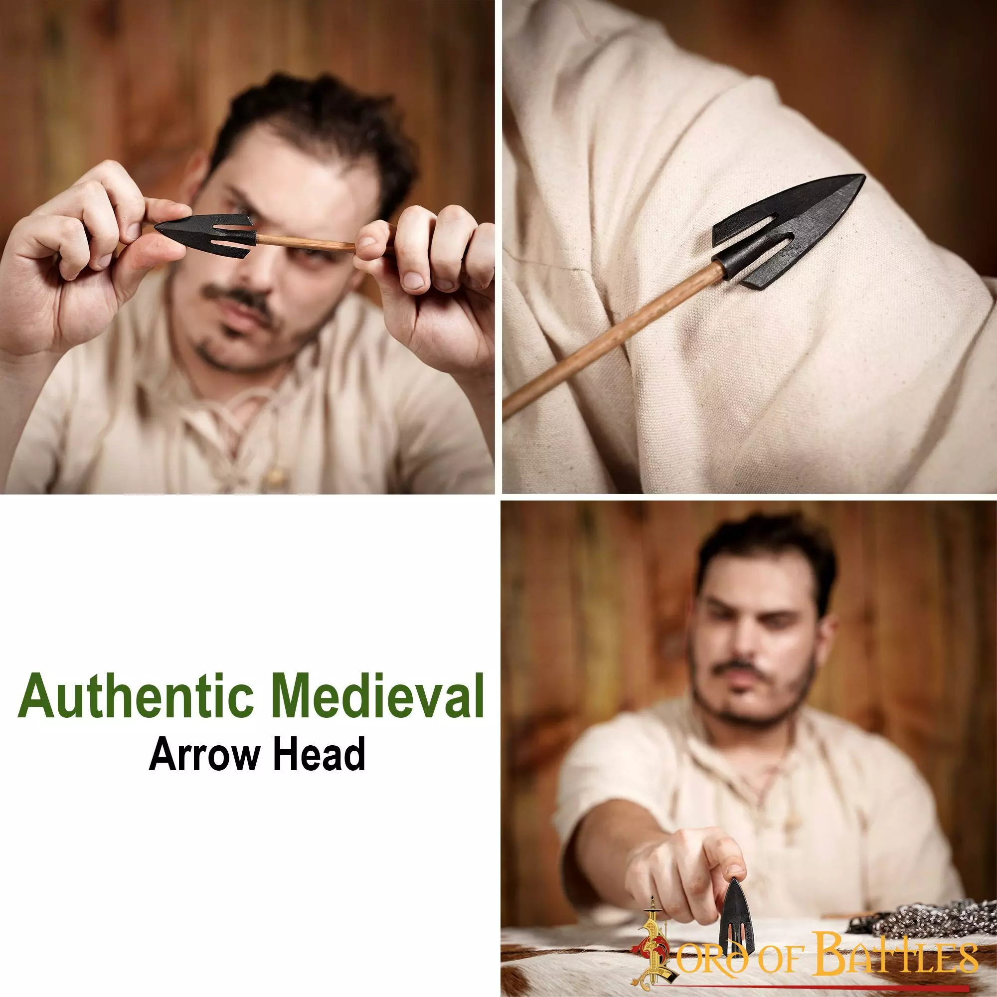 Punta De Flecha Medieval De Cola De Golondrina Forjada A Mano En Hierro 7 Punta De Flecha Medieval De Cola De Golondrina Forjada A Mano En Hierro - Imagen 5