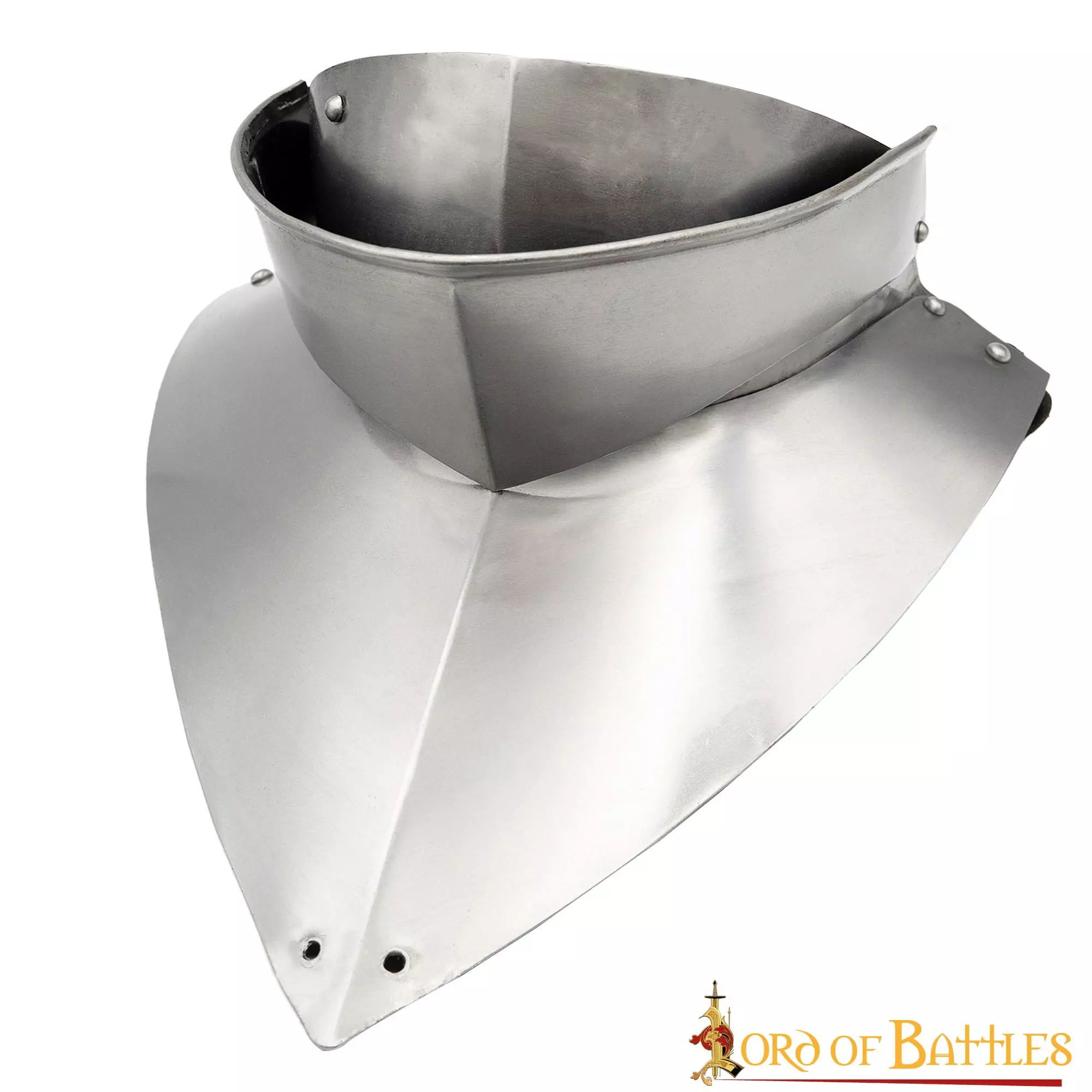 Gorget Medieval Del Siglo XV Con Bevor Calibre 16 4 Gorget Medieval Del Siglo XV Con Bevor Calibre 16 - Imagen 2