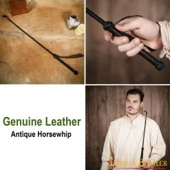 Fusta Antigua De Cuero Auténtico Hecha A Mano 12 Fusta Antigua De Cuero Auténtico Hecha A Mano -Armadura Ventas 13203BK pattern 2