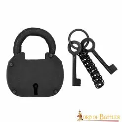 El Candado Pirata De Hierro Forjado A Mano Con Dos Llaves Funcionales