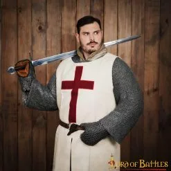 Manoplas Acolchadas Con Cota De Malla Acero Suave Anillo Plano Redondo Remachado (alt) -Armadura Ventas 1637N 6