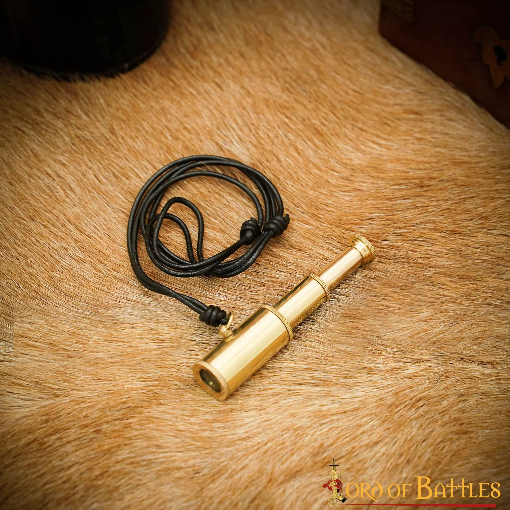 Colgante Telescopio Pirata De Los Siete Mares Latón Puro 8 Colgante Telescopio Pirata De Los Siete Mares Latón Puro - Imagen 6