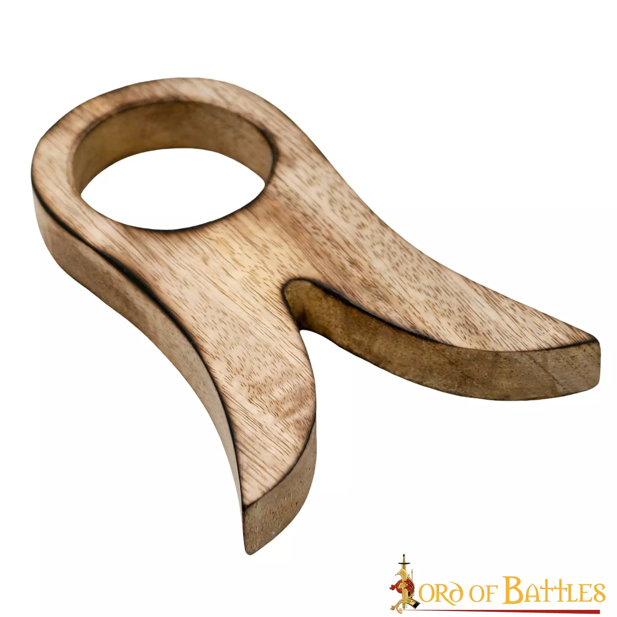 Soporte De Cuerno Medieval De Madera Hecho A Mano Con Madera Auténtica 4 Soporte De Cuerno Medieval De Madera Hecho A Mano Con Madera Auténtica - Imagen 2