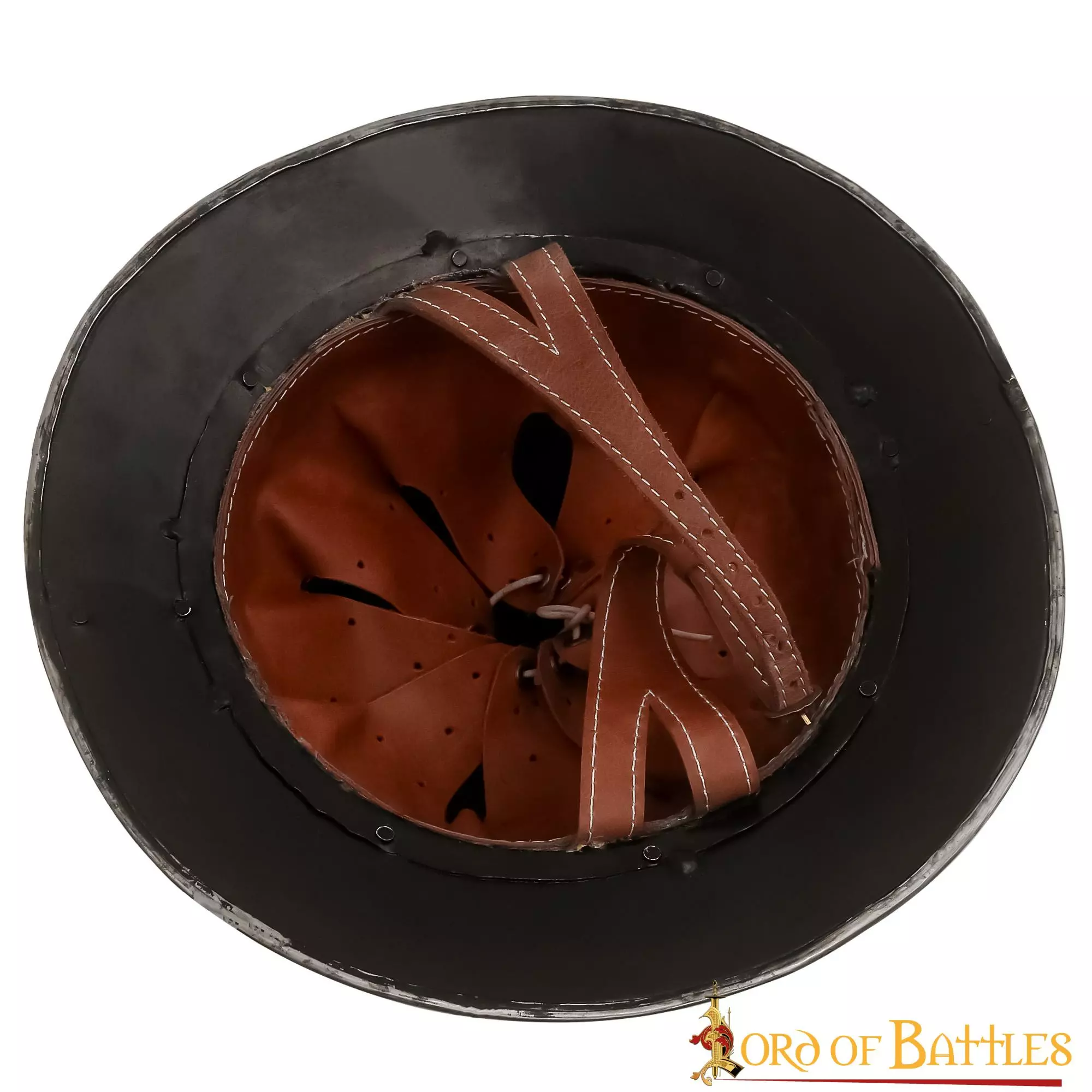 Casco De Acero Medieval De Infantería Kettle Hat 4 Casco De Acero Medieval De Infantería Kettle Hat - Imagen 2