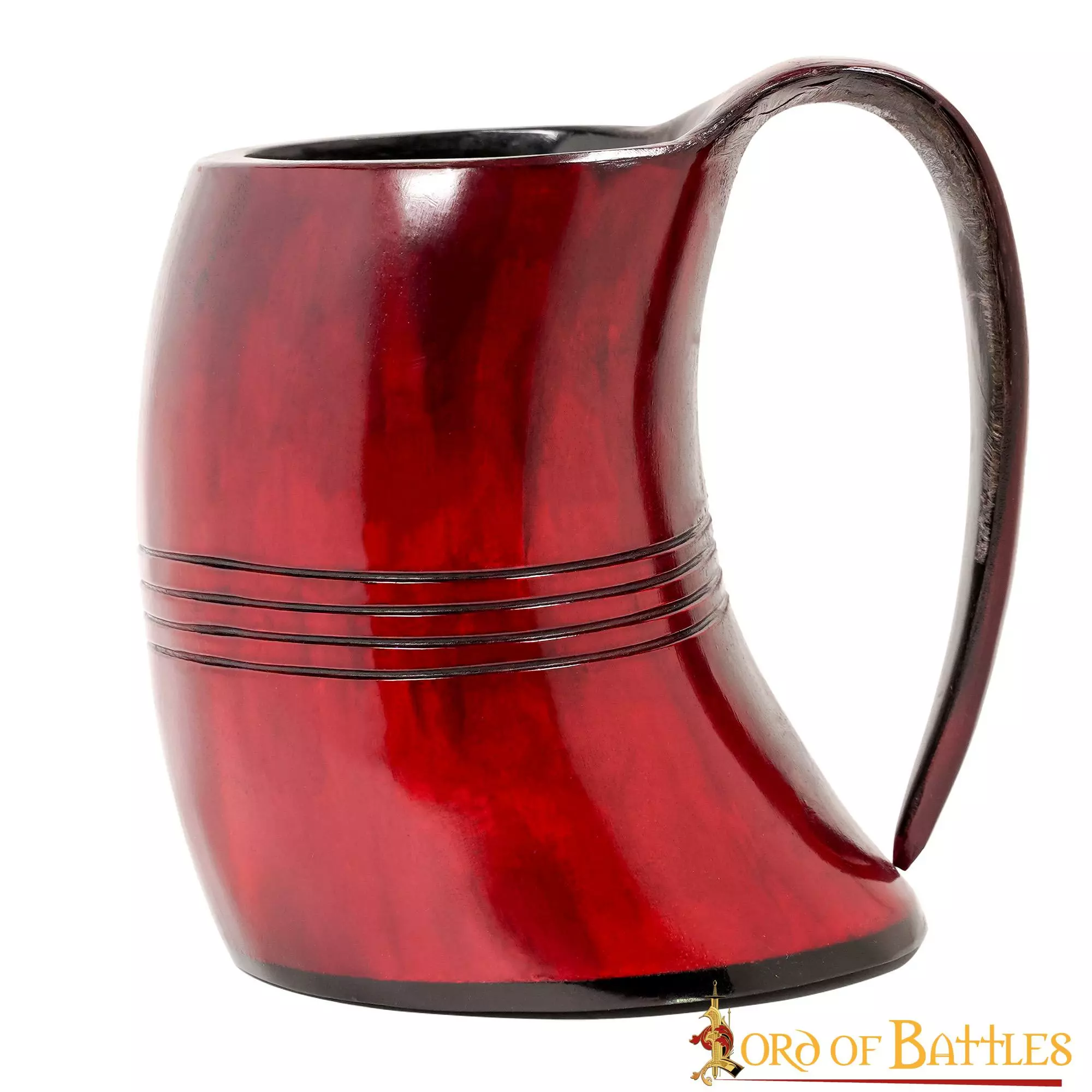 Taza De Cerveza Vikinga De Cuerno De Buey Auténtica Hecha A Mano 4 Taza De Cerveza Vikinga De Cuerno De Buey Auténtica Hecha A Mano - Imagen 2