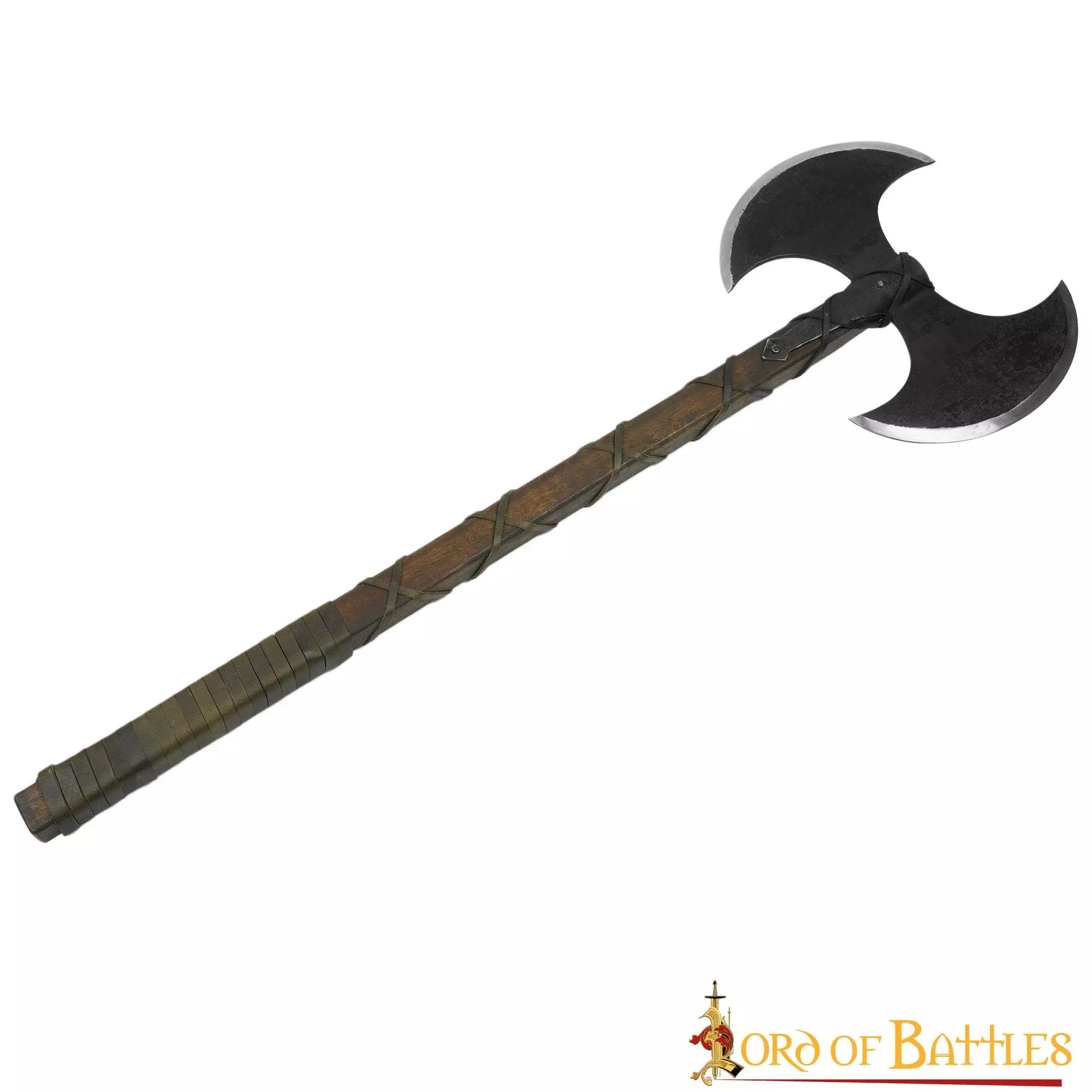 Hacha Vikinga De Doble Filo Con Cabeza De Acero Al Carbono 4 Hacha Vikinga De Doble Filo Con Cabeza De Acero Al Carbono - Imagen 2