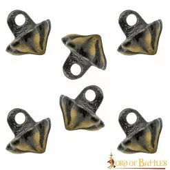 Botones Clásicos De Flor De Latón Antiguos De La Baja Edad Media Accesorio Para Ropa -Armadura Ventas 2 156 1