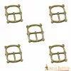 Juego De 5 Hebillas Lisas De Latón Macizo Puro 2 Juego De 5 Hebillas Lisas De Latón Macizo Puro -Armadura Ventas 2 166