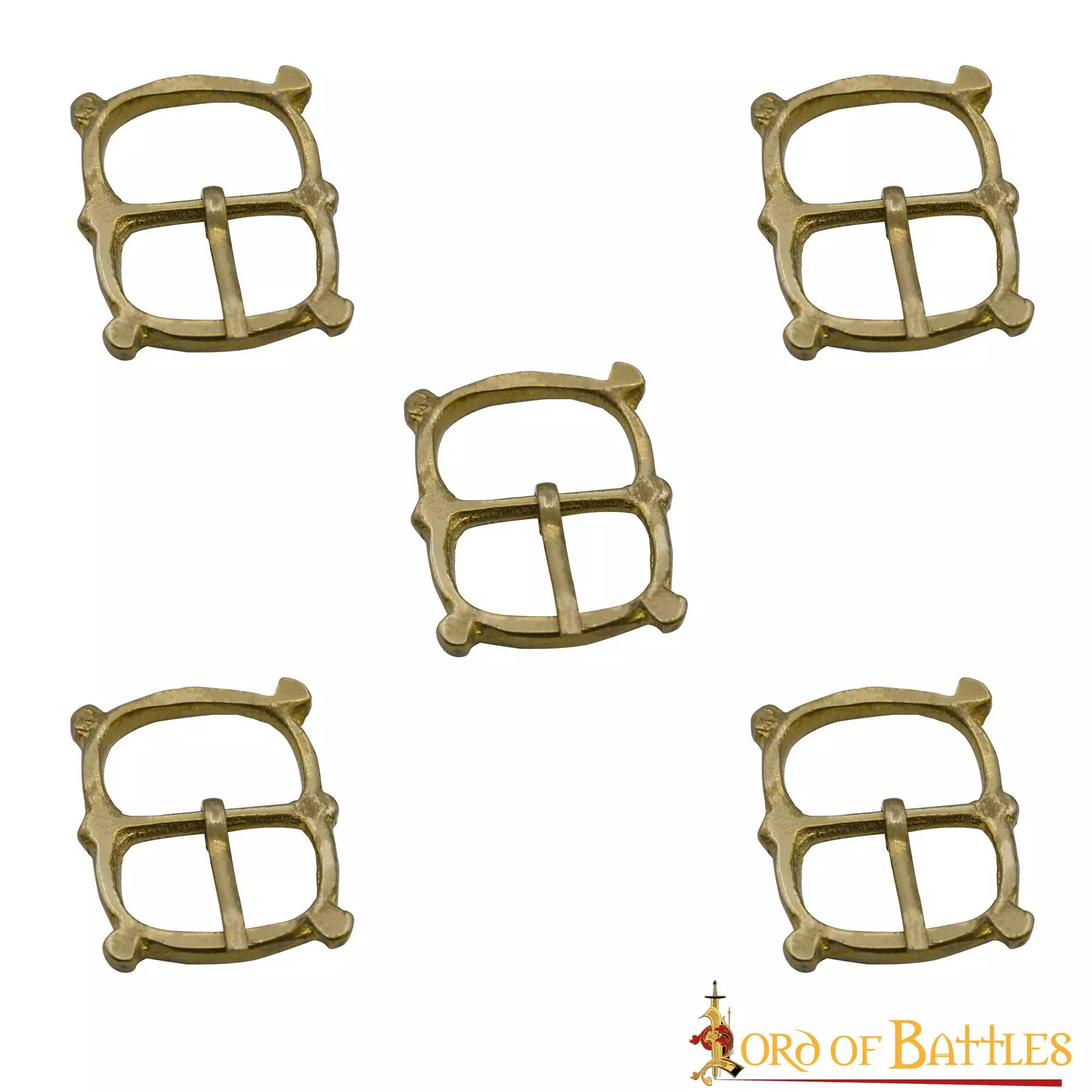 Juego De 5 Hebillas Lisas De Latón Macizo Puro 3 Juego De 5 Hebillas Lisas De Latón Macizo Puro